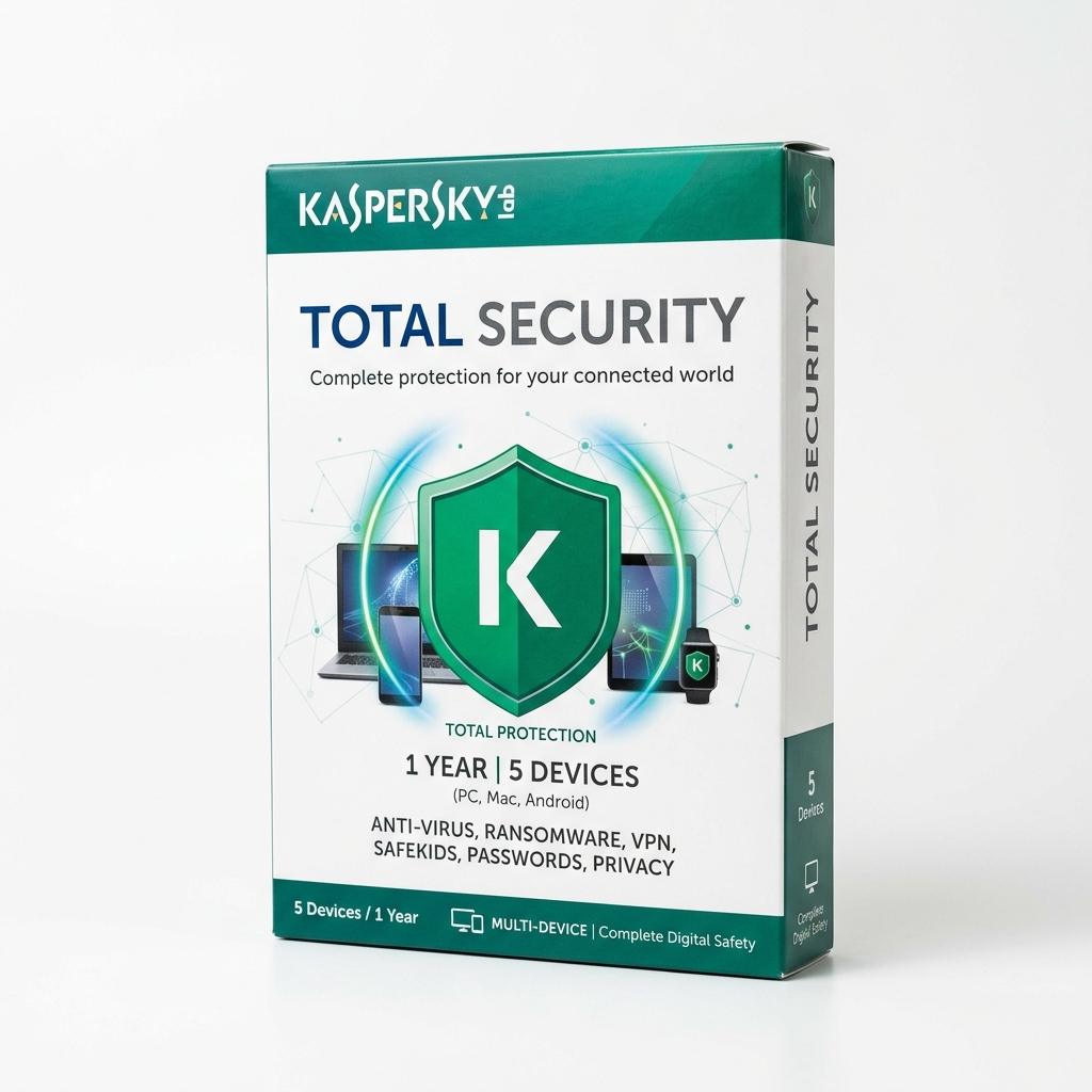 Kaspersky Total Security Antivirus - 1 Device / 1 Year